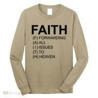 Faith Prayer Quote Long Sleeve Shirt thumb 0