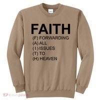 Faith Prayer Quote Sweatshirt thumb 0