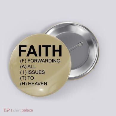 Faith Prayer Quote Button