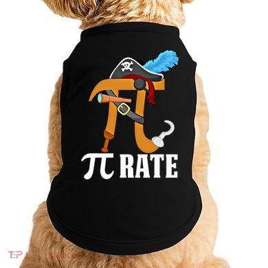 Funny Pi Rate Design Pirate Pi Happy Pi Day Gift Doggie Tank