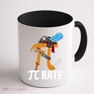 Funny Pi Rate Design Pirate Pi Happy Pi Day Gift Coffee Mug back