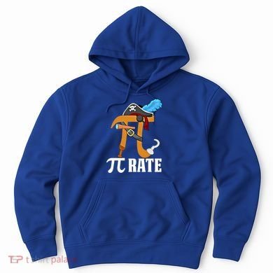 Funny Pi Rate Design Pirate Pi Happy Pi Day Gift Hoodie