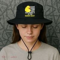 Funny Programmer Rubber Duck Debugging Bucket Hat thumb 3
