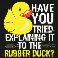 Funny Programmer Rubber Duck Debugging Pajama Set thumb 2