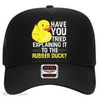 Funny Programmer Rubber Duck Debugging Hat thumb 0
