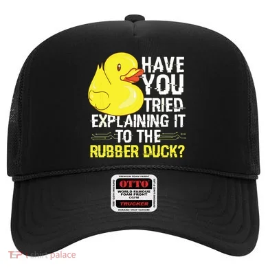 Funny Programmer Rubber Duck Debugging Hat