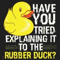 Funny Programmer Rubber Duck Debugging Hat thumb 2