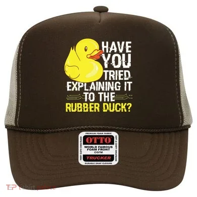 Funny Programmer Rubber Duck Debugging Hat