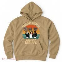 Funny Penguin Resist - Penguins Protest Against Tariffs Hoodie thumb 0
