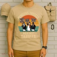 Funny Penguin Resist - Penguins Protest Against Tariffs T-Shirt thumb 6