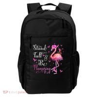 Flamingo Pink Ribbon Breast Cancer Awareness Support Squad Cool Gift Backpack thumb 0