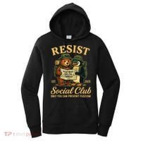 Funny Penguin Resist Penguins Protest Against Tariffs Women's Hoodie thumb 0