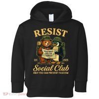Funny Penguin Resist Penguins Protest Against Tariffs Toddler Hoodie thumb 0