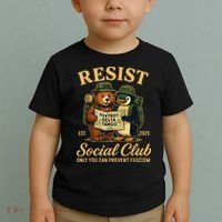 Funny Penguin Resist Penguins Protest Against Tariffs Toddler T-Shirt thumb 2