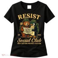 Funny Penguin Resist Penguins Protest Against Tariffs Women's T-Shirt thumb 0