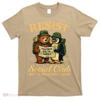 Funny Penguin Resist Penguins Protest Against Tariffs T-Shirt thumb 0