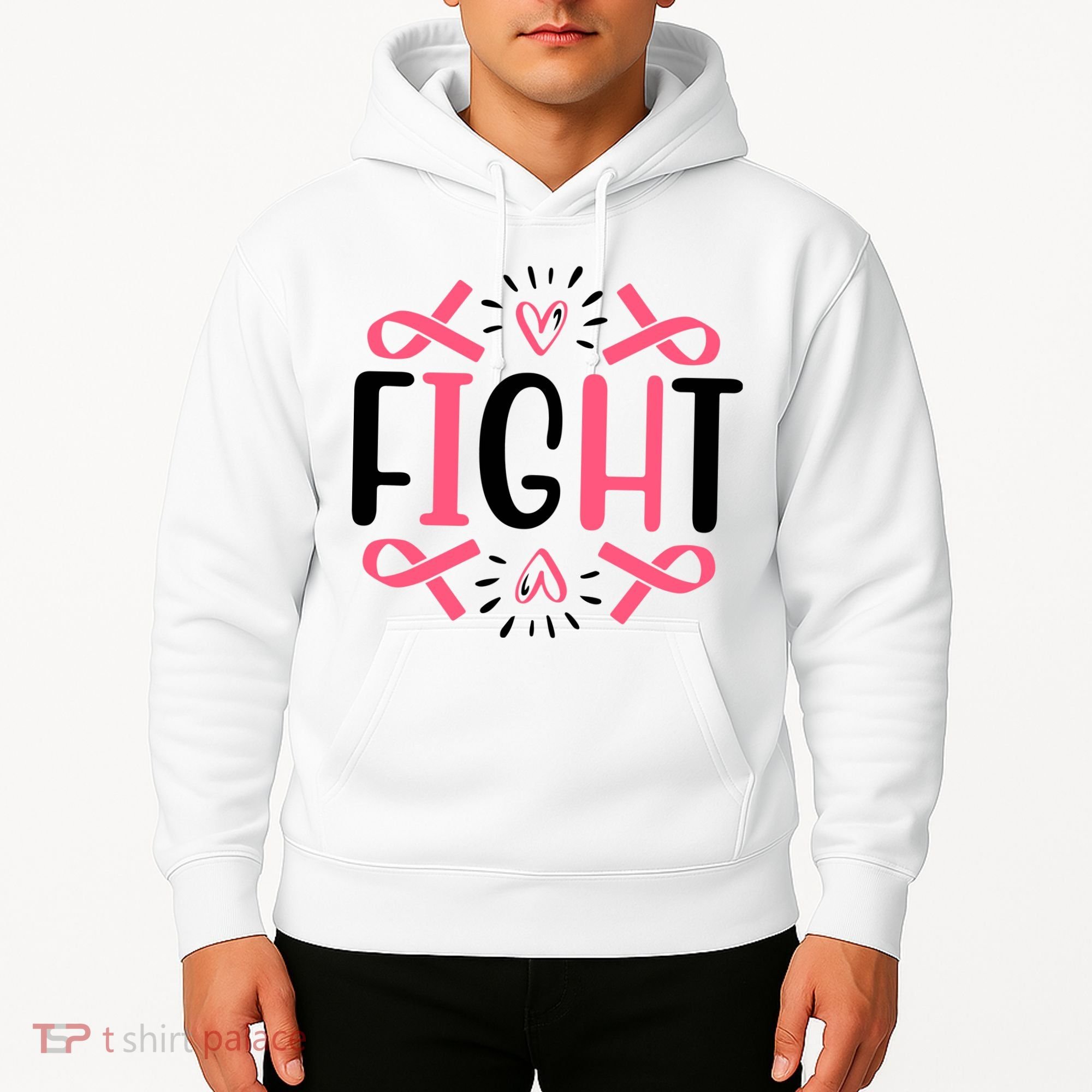 Fight Pink Ribbon Breast Cancer Hoodie