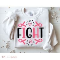 Fight Pink Ribbon Breast Cancer Sweatshirt thumb 2