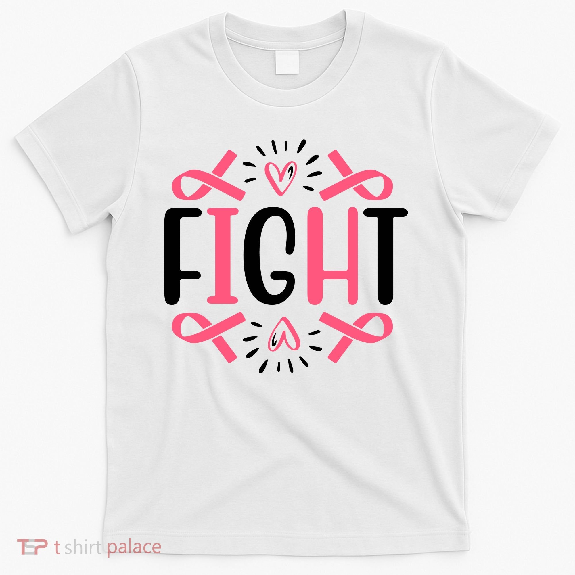 Fight Pink Ribbon Breast Cancer T-Shirt