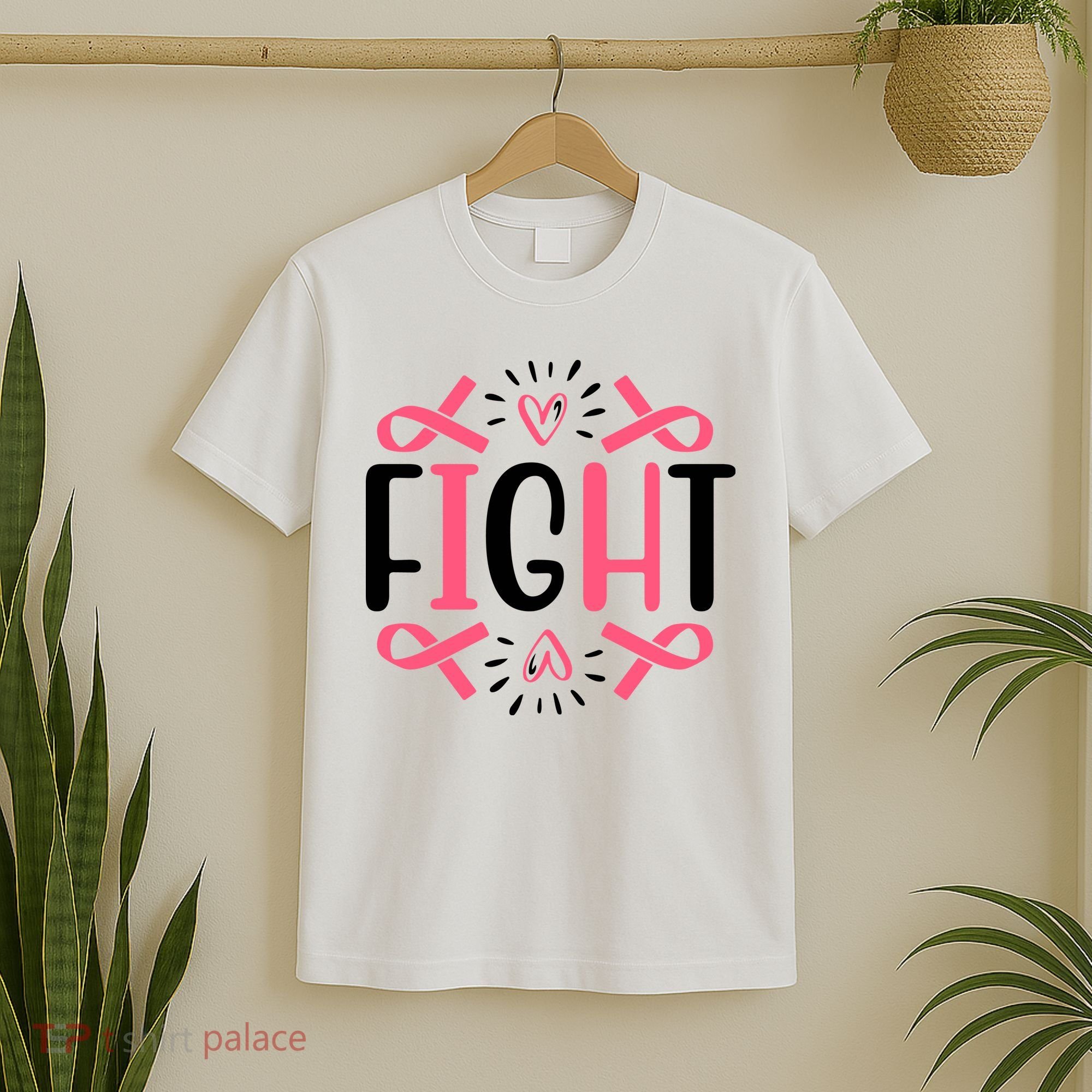 Fight Pink Ribbon Breast Cancer T-Shirt