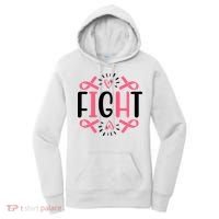 Fight Pink Ribbon Breast Cancer Women's Hoodie thumb 0