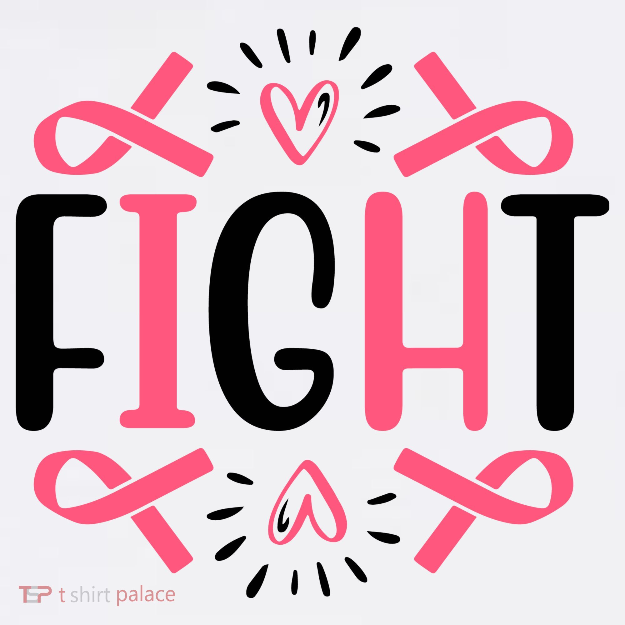 Fight Pink Ribbon Breast Cancer Women's Hoodie