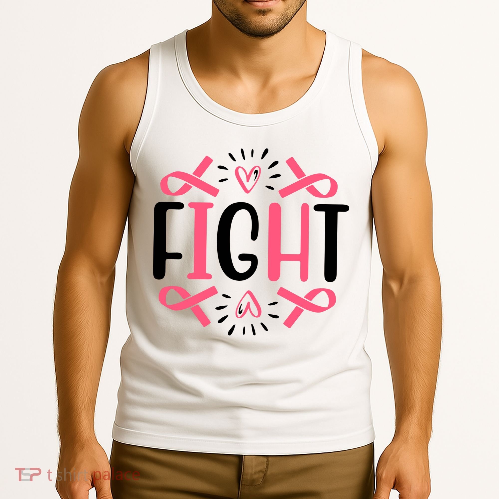 Fight Pink Ribbon Breast Cancer Tank Top