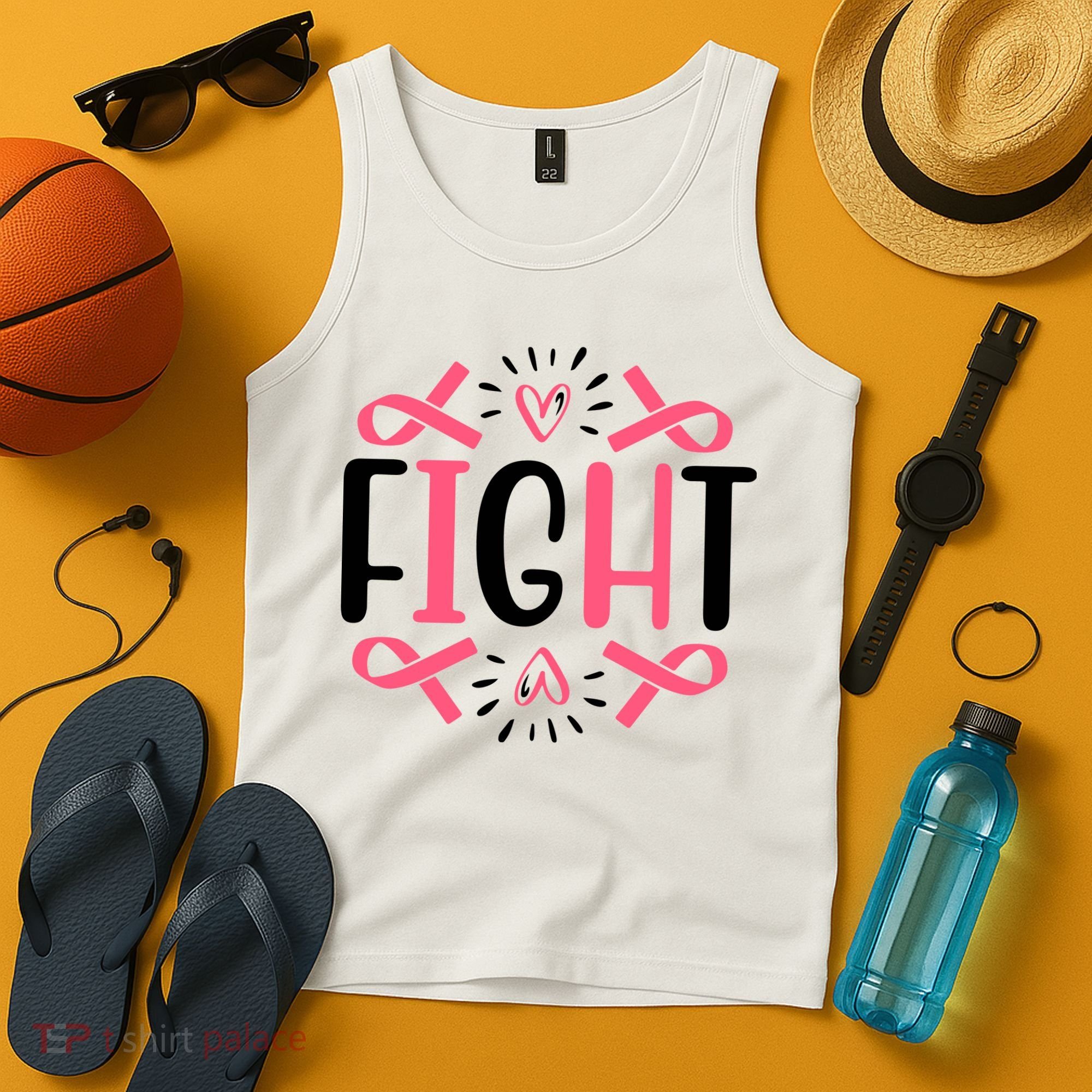 Fight Pink Ribbon Breast Cancer Tank Top