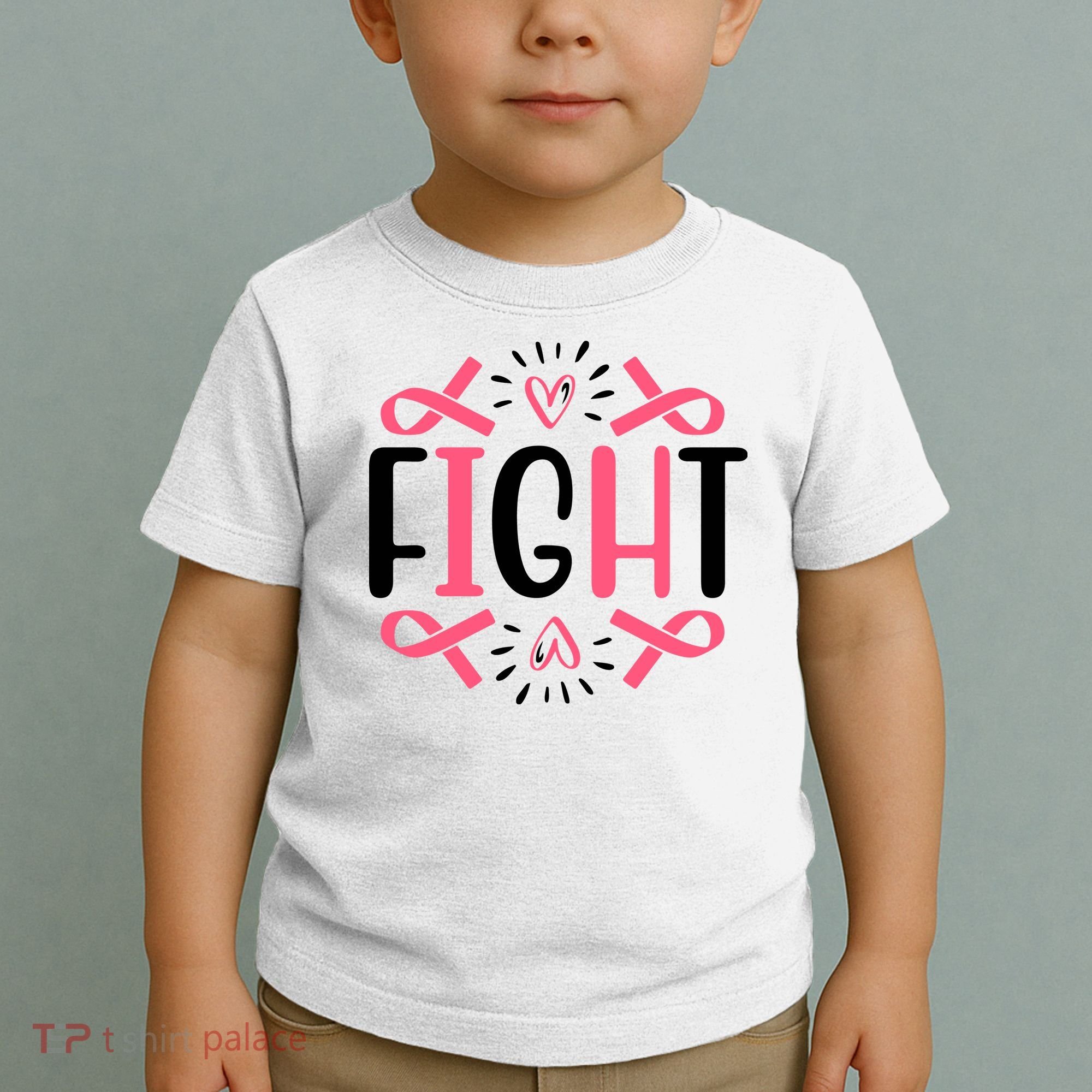 Fight Pink Ribbon Breast Cancer Toddler T-Shirt