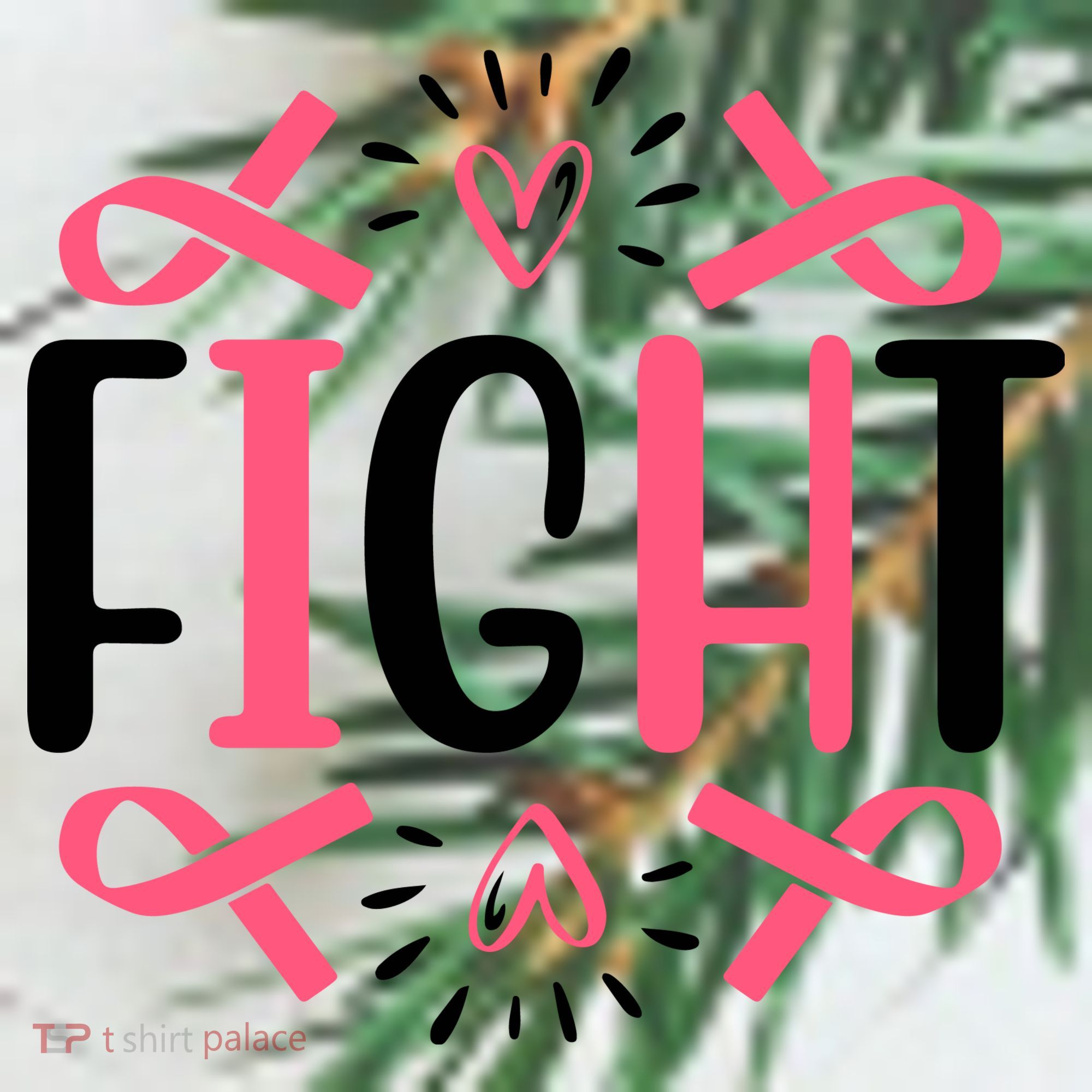 Fight Pink Ribbon Breast Cancer Ornament