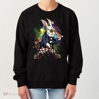 Funny Punk Rock Easter Bunny Rabbit Women's Sweatshirt thumb 0