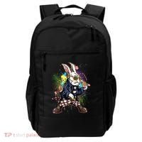 Funny Punk Rock Easter Bunny Rabbit Backpack thumb 0
