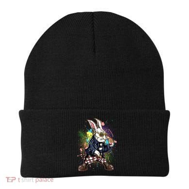 Funny Punk Rock Easter Bunny Rabbit Beanie