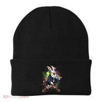 Funny Punk Rock Easter Bunny Rabbit Beanie thumb 0