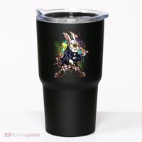 Funny Punk Rock Easter Bunny Rabbit Tumbler thumb 0