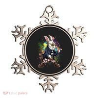 Funny Punk Rock Easter Bunny Rabbit Ornament thumb 0