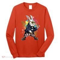 Funny Punk Rock Easter Bunny Rabbit Long Sleeve Shirt thumb 0