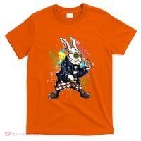 Funny Punk Rock Easter Bunny Rabbit T-Shirt thumb 0
