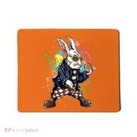 Funny Punk Rock Easter Bunny Rabbit Mousepad thumb 0