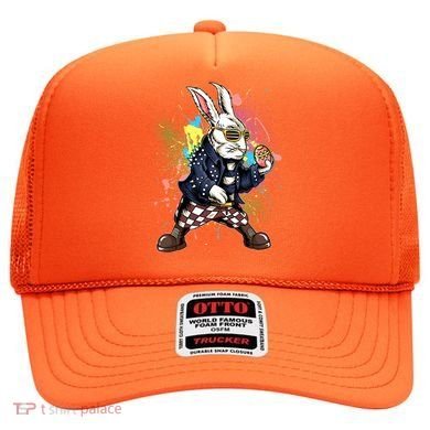 Funny Punk Rock Easter Bunny Rabbit Hat