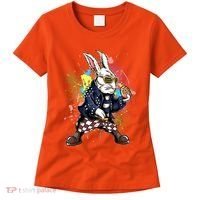 Funny Punk Rock Easter Bunny Rabbit Women's T-Shirt thumb 0