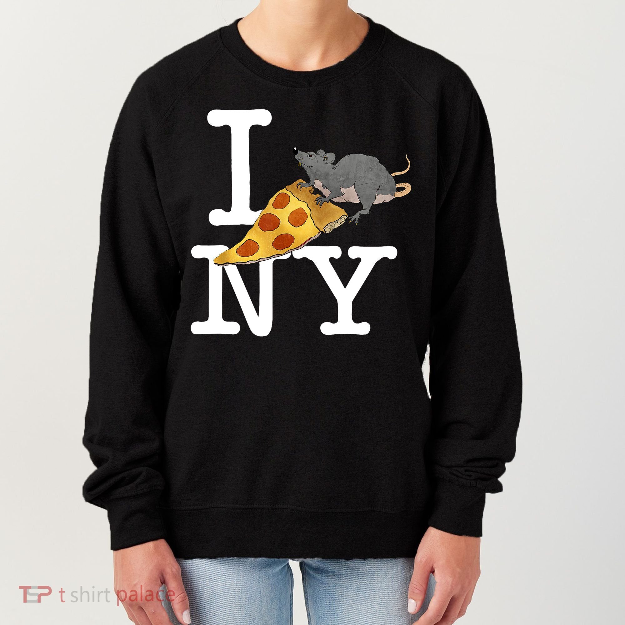 Funny Pizza Rat Ronic Women's Sweatshirt