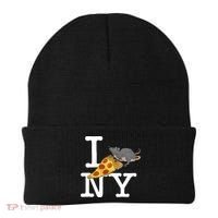 Funny Pizza Rat Ronic Beanie thumb 0