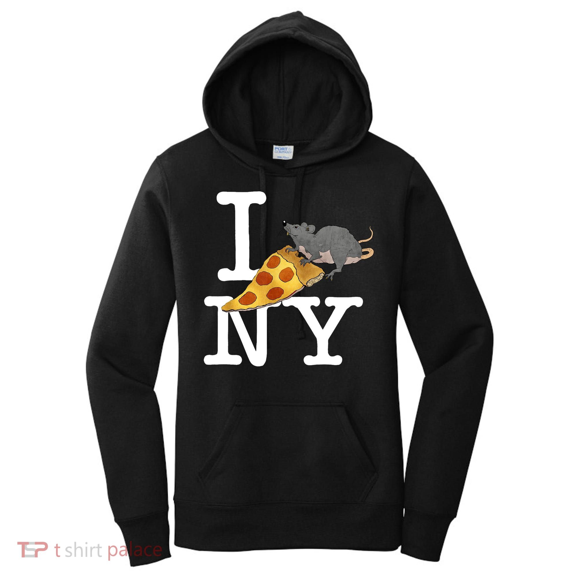 Funny Pizza Rat Ronic Women's Hoodie