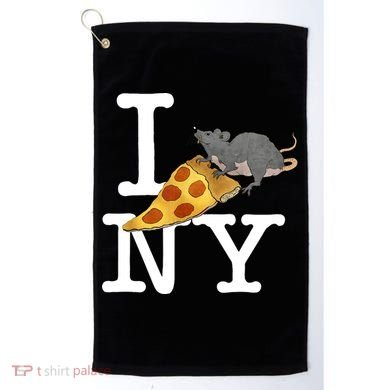 Funny Pizza Rat Ronic Golf Towel