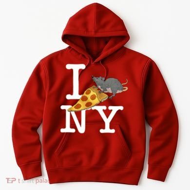 Funny Pizza Rat Ronic Hoodie