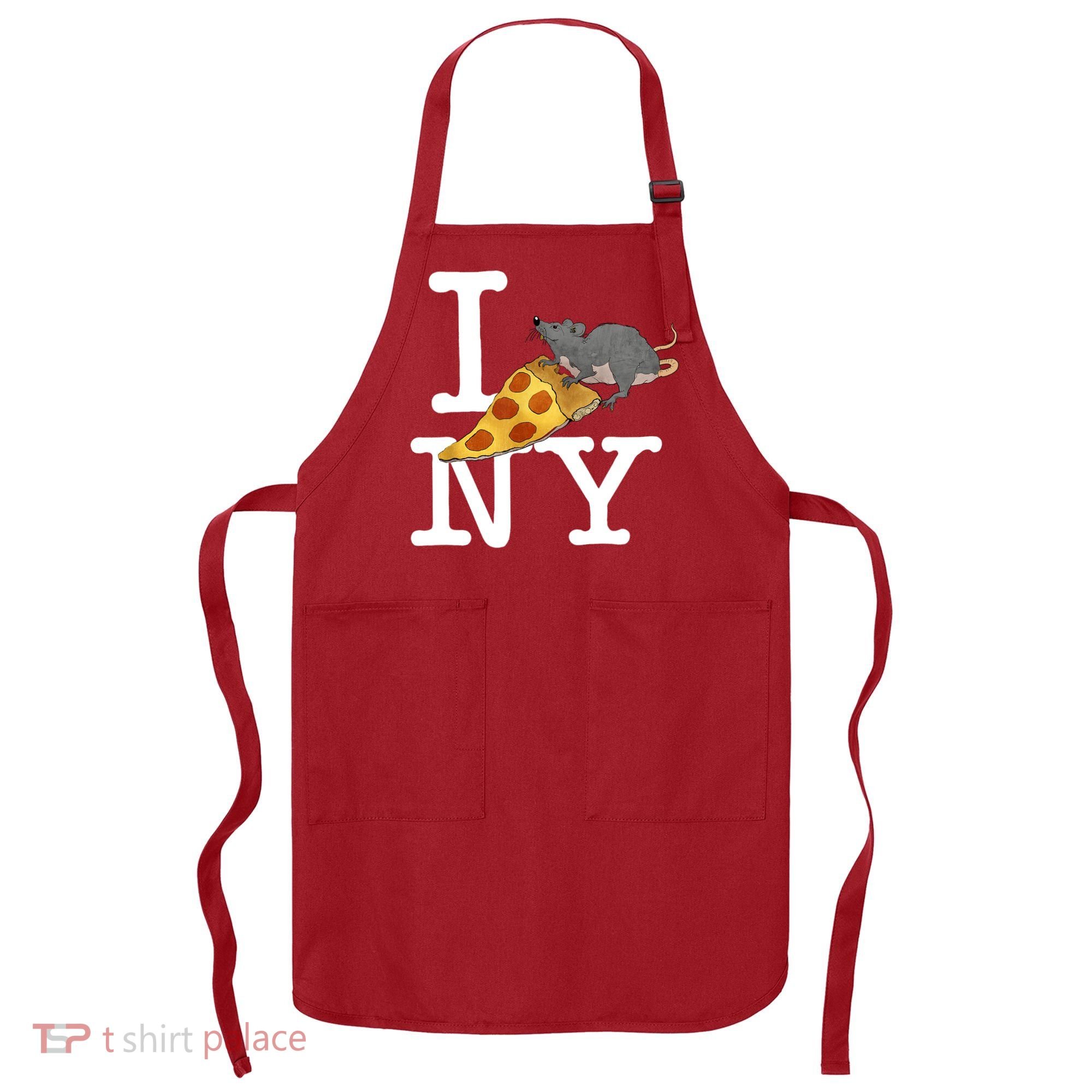 Funny Pizza Rat Ronic Apron