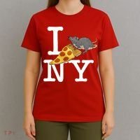 Funny Pizza Rat Ronic T-Shirt thumb 4
