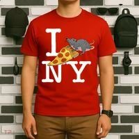 Funny Pizza Rat Ronic T-Shirt thumb 6