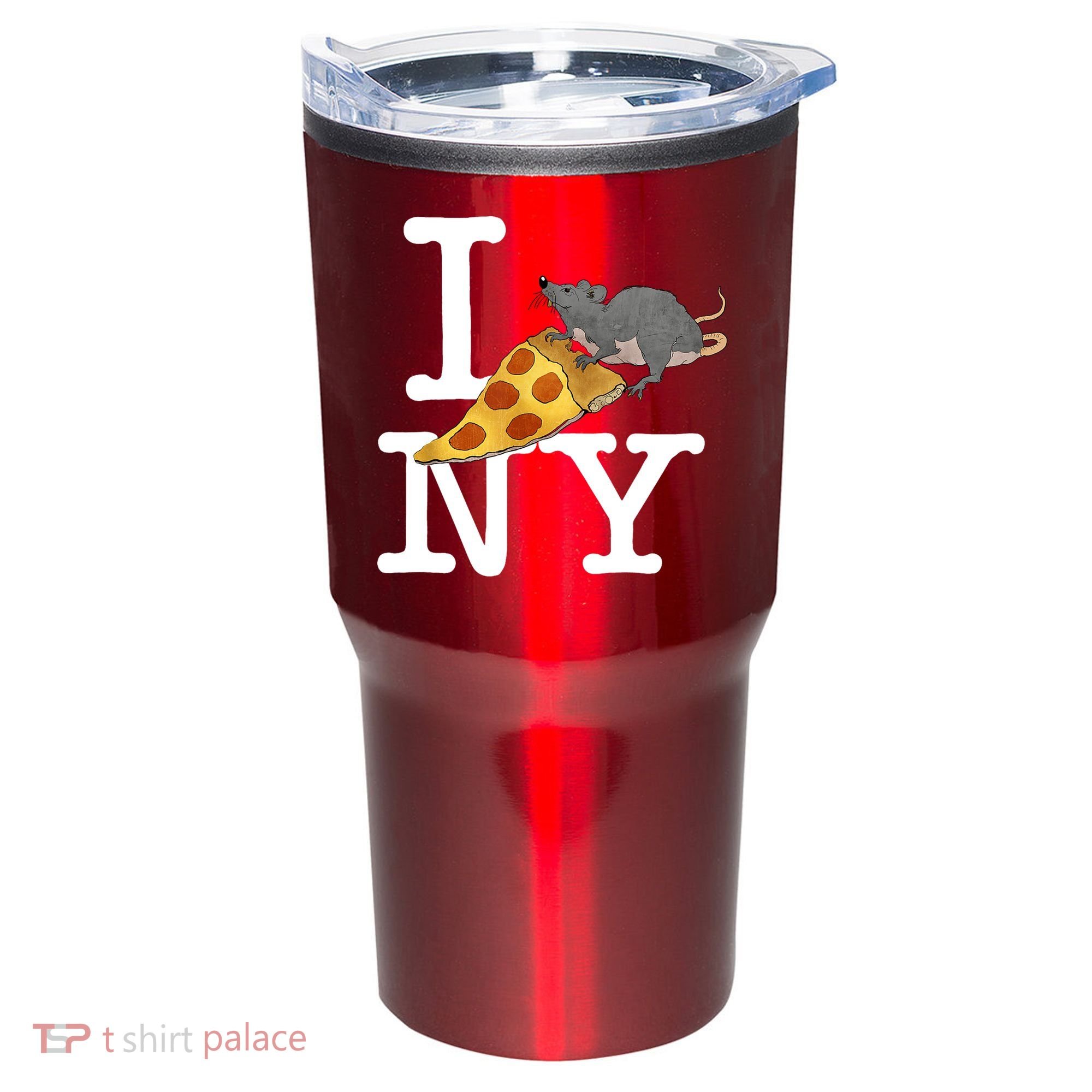 Funny Pizza Rat Ronic Tumbler